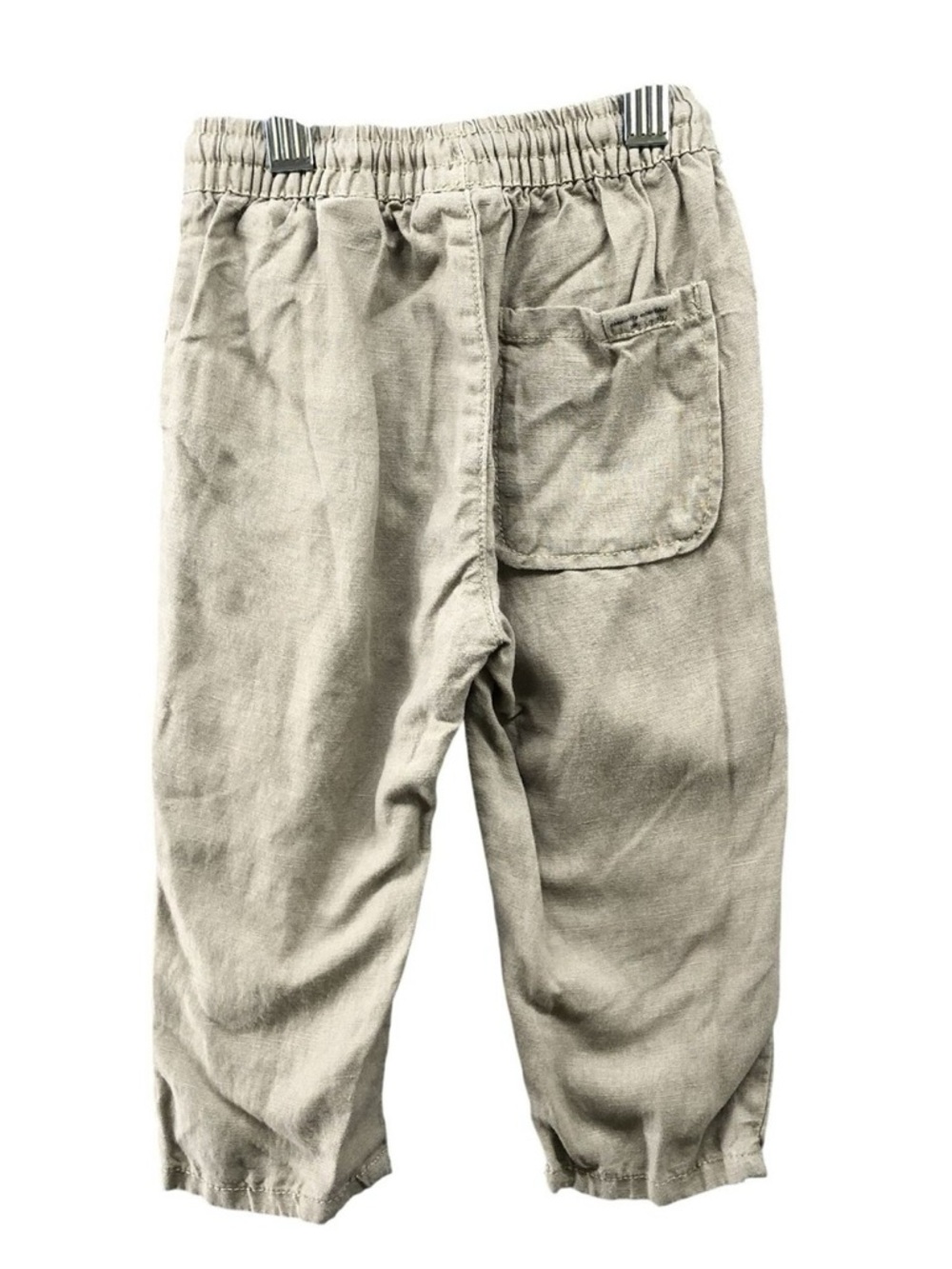Zara Linen Draw String Pants - 12-18 Mo - Picture 2 of 9